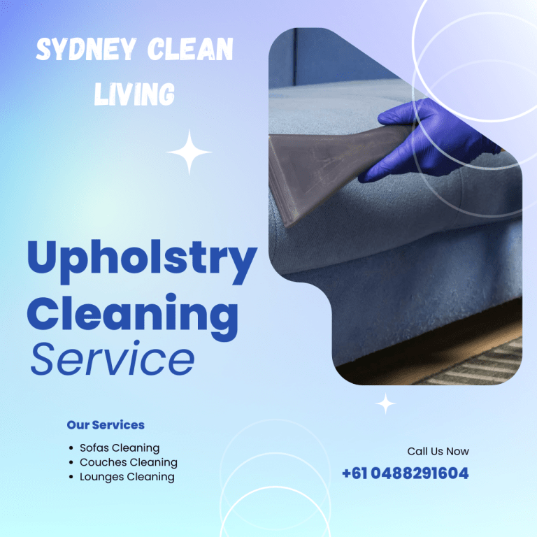 local Upholstery cleaning in Sydney